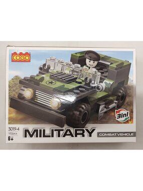 COGO Military Combat Vehicle 3019-4 Building Block Set 102pcs Age 6+